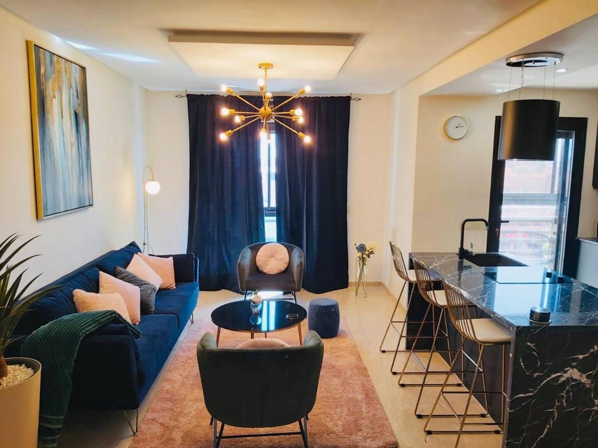 Luxueux Appartement Entre Gueliz Et L'Hivernage Avec Wifi Марракеш Экстерьер фото